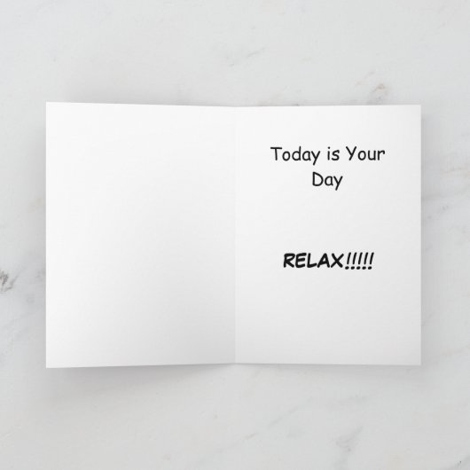 Kaart op feestdag (Binnen)