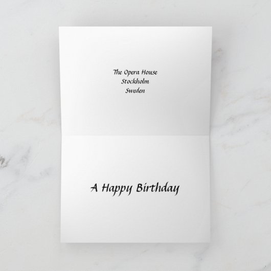 Kaart - Opera House, Stockholm, Zweden (Binnen)