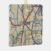  kaart Opp Alabama Keramisch Ornament (Rechts)