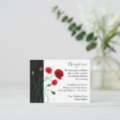 Kaart Opvangbehuizing | Rode papaver (Staand voorkant)