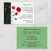 Kaart Opvangbehuizing | Rode papaver (Voorkant / Achterkant)