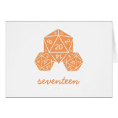 Kaart Oranje D20-controletabel (Voorkant Horizontaal)