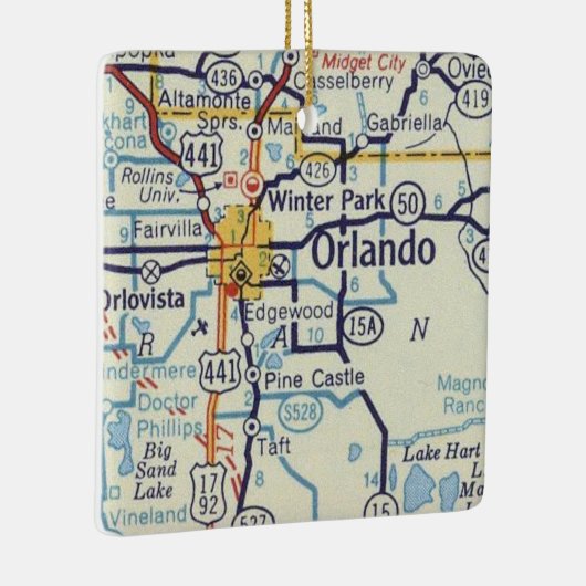 kaart Orlando Keramisch Ornament (Rechts)