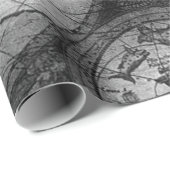 kaart oude wereld cadeaupapier (Rol Hoek)