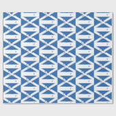 Kaart Overzicht SCHOTLAND SALTIRE VLAG Cadeaupapier (Vlak)