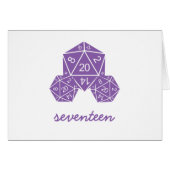 Kaart Paarse D20-controletabel (Voorkant Horizontaal)