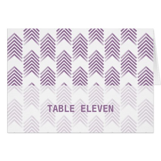 Kaart Paarse stammentabel (Voorkant Horizontaal)