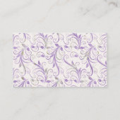 Kaart Paarse vrijgezellenfeest Wishing well Enclos (Achterkant)