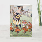 Kaart  paasbunnies (Voorkant)