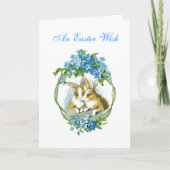 Kaart  paasbunnies (Voorkant)