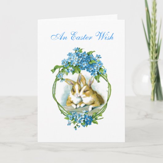 Kaart  paasbunnies (Voorkant)