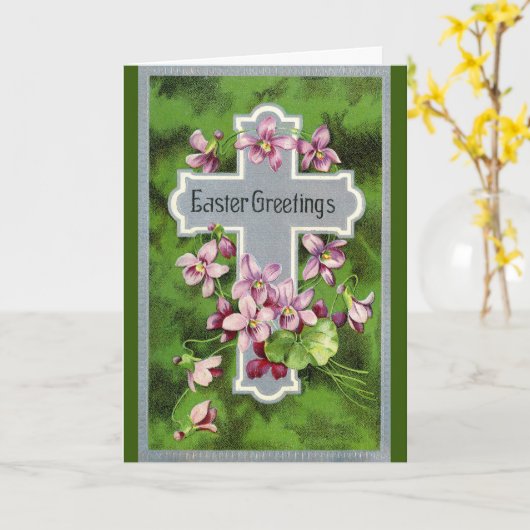 Kaart - Paaskruis (Gele Bloem)