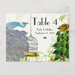 Kaart  pakje en vogelkooi