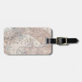 KAART: PANAMA, 1907 BAGAGELABEL (Voorkant horizontaal)