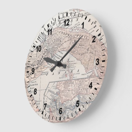 KAART: PANAMA, 1907 GROTE KLOK (Hoek)