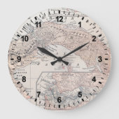 KAART: PANAMA, 1907 GROTE KLOK (Voorkant)