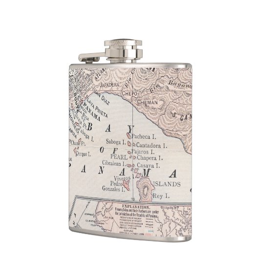 KAART: PANAMA, 1907 HEUPFLES (Links)