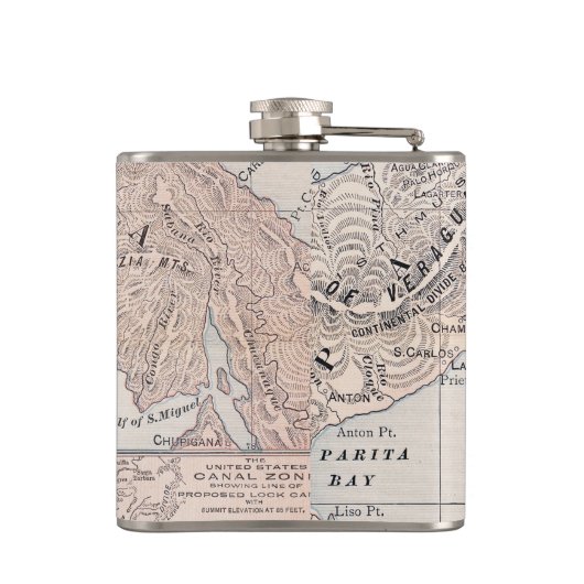 KAART: PANAMA, 1907 HEUPFLES (Achterkant)