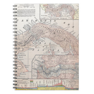KAART: PANAMA, 1907 NOTITIEBOEK