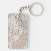 KAART: PANAMA, 1907 SLEUTELHANGER (achterkant)