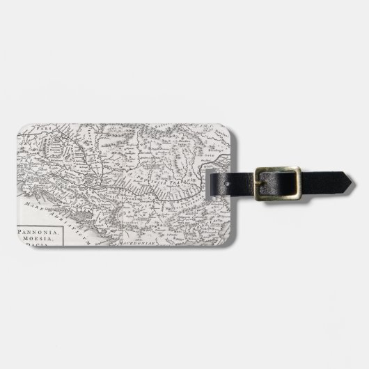 KAART: PANNONIA BAGAGELABEL (Voorkant horizontaal)