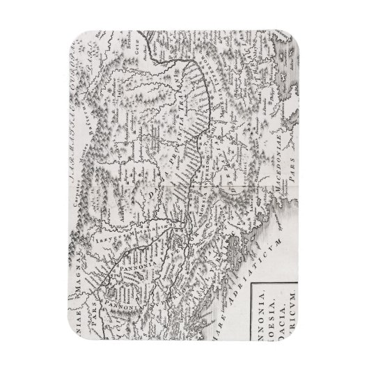 KAART: PANNONIA MAGNEET (Verticaal)