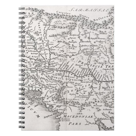 KAART: PANNONIA NOTITIEBOEK (Voorkant)