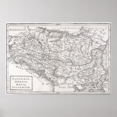 KAART: PANNONIA POSTER (Voorkant)