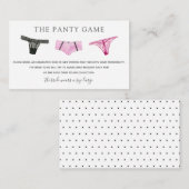 Kaart Panty Game Insert (Voorkant / Achterkant)