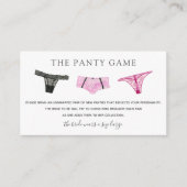 Kaart Panty Game Insert (Voorkant)