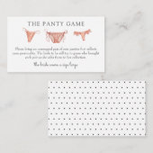 Kaart Panty Game Insert (Voorkant / Achterkant)