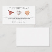 Kaart Panty Game Insert (Voorkant / Achterkant)
