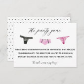Kaart Panty Game Insert (Voorkant / Achterkant)