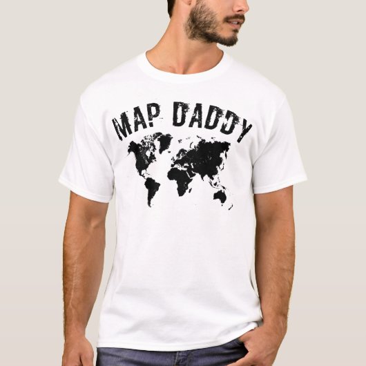 Kaart papa t-shirt (Voorkant)