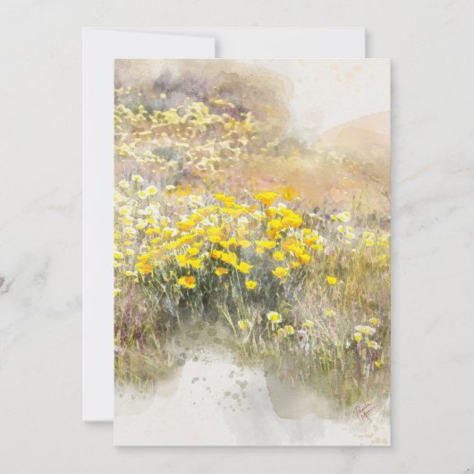 Kaart papaver (Voorkant)