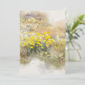 Kaart papaver (Staand voorkant)