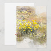 Kaart papaver (Voorkant / Achterkant)