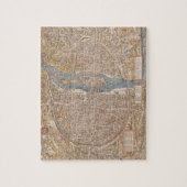 kaart Parijs, 1550 Legpuzzel (Verticaal)