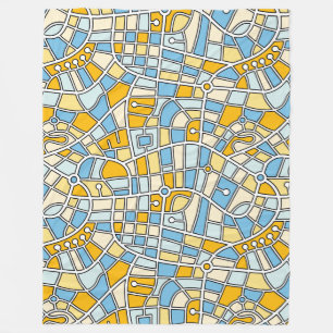 Kaart Patroon 030520 - Kleuren 04 Fleece Deken