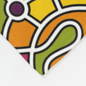 Kaart Patroon 030520 - Kleuren 05 Fleece Deken (Hoek)