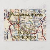  kaart Pecos NM (Voorkant)