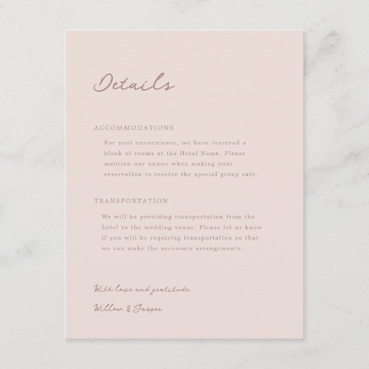 Kaart Pensacola Wedding Enclosure (Voorkant)