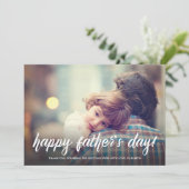 Kaart Penseelscript Vaderdag (Staand voorkant)