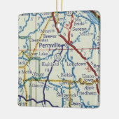  kaart Perryville MO Keramisch Ornament (Links)