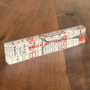  kaart Philadelphia 184a 184c Naambordje