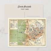 kaart, Philippeville, Algerije, 1903 Briefkaart (Voorkant / Achterkant)