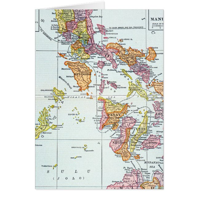 KAART: PHILIPPINES 1905 (Voorkant)