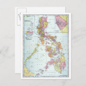 KAART: PHILIPPINES, 1905 BRIEFKAART (Voorkant / Achterkant)