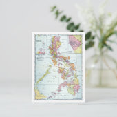 KAART: PHILIPPINES, 1905 BRIEFKAART (Staand voorkant)