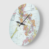 KAART: PHILIPPINES 1905 GROTE KLOK (Hoek)